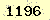 請輸入此驗證碼 : 1196