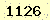 請輸入此驗證碼 : 1126