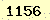 請輸入此驗證碼 : 1156