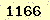 請輸入此驗證碼 : 1166
