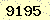 請輸入此驗證碼 : 9195
