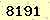 請輸入此驗證碼 : 8191
