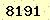 請輸入此驗證碼 : 8191