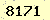 請輸入此驗證碼 : 8171