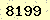 請輸入此驗證碼 : 8199