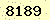 請輸入此驗證碼 : 8189