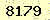 請輸入此驗證碼 : 8179