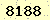 請輸入此驗證碼 : 8188