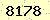 請輸入此驗證碼 : 8178