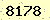 請輸入此驗證碼 : 8178