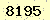 請輸入此驗證碼 : 8195