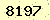 請輸入此驗證碼 : 8197