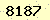 請輸入此驗證碼 : 8187