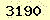 請輸入此驗證碼 : 3190