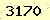 請輸入此驗證碼 : 3170