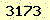 請輸入此驗證碼 : 3173