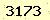 請輸入此驗證碼 : 3173