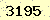 請輸入此驗證碼 : 3195