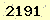 請輸入此驗證碼 : 2191