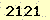 請輸入此驗證碼 : 2121