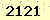 請輸入此驗證碼 : 2121