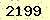 請輸入此驗證碼 : 2199