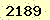 請輸入此驗證碼 : 2189