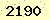請輸入此驗證碼 : 2190