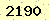 請輸入此驗證碼 : 2190