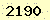 請輸入此驗證碼 : 2190