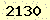 請輸入此驗證碼 : 2130
