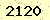請輸入此驗證碼 : 2120