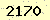 請輸入此驗證碼 : 2170