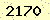 請輸入此驗證碼 : 2170