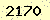 請輸入此驗證碼 : 2170