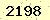 請輸入此驗證碼 : 2198