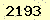 請輸入此驗證碼 : 2193