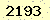 請輸入此驗證碼 : 2193