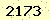 請輸入此驗證碼 : 2173