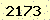 請輸入此驗證碼 : 2173