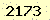 請輸入此驗證碼 : 2173