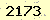 請輸入此驗證碼 : 2173