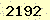 請輸入此驗證碼 : 2192