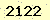 請輸入此驗證碼 : 2122