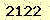 請輸入此驗證碼 : 2122