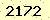請輸入此驗證碼 : 2172