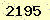 請輸入此驗證碼 : 2195