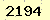 請輸入此驗證碼 : 2194