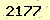 請輸入此驗證碼 : 2177
