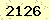 請輸入此驗證碼 : 2126